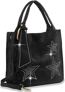 Sparkling Star Design Tote Handbag