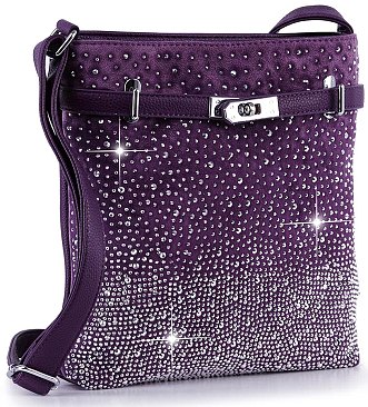 Glamorous Rhinestone Fashion Crossbody Sling