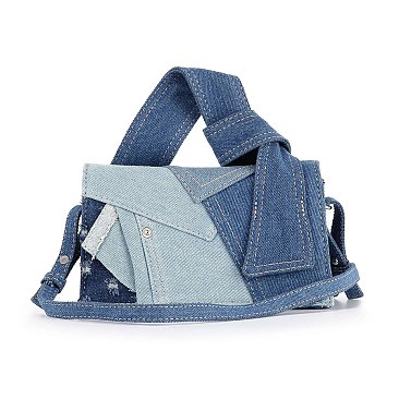 Petite Denim Shoulder Bag