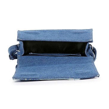 Petite Denim Shoulder Bag