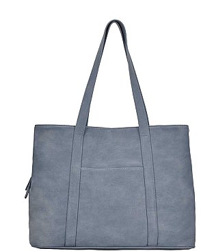 TRENDY SMOOTH PLAIN DESIGN TOTE BAG