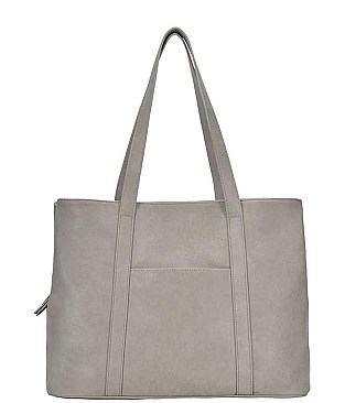 TRENDY SMOOTH PLAIN DESIGN TOTE BAG