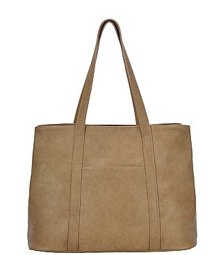 TRENDY SMOOTH PLAIN DESIGN TOTE BAG