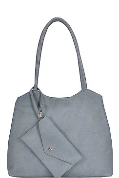STYLISH FASHION MODERN SATCHEL WITH CLUTCH