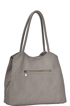 STYLISH FASHION MODERN SATCHEL WITH CLUTCH