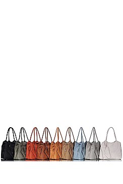 STYLISH FASHION MODERN SATCHEL WITH CLUTCH