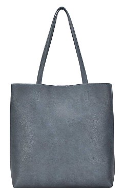 2IN1 FASHION TRENDY SOFT TOTE BAG SET