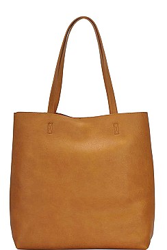 2IN1 FASHION TRENDY SOFT TOTE BAG SET