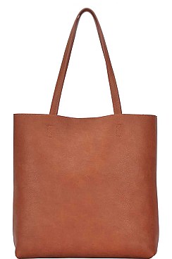2IN1 FASHION TRENDY SOFT TOTE BAG SET