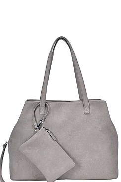LARGE SATCHEL WITH COIN PURSE