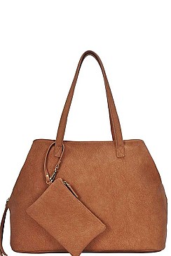 LARGE SATCHEL WITH COIN PURSE
