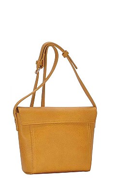 STYLISH TASSEL FLAP CROSS BODY BAG