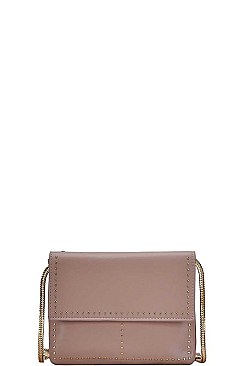 MODERN FASHION STUDDED CROSS BODY BAG