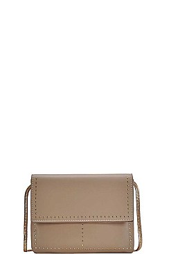 MODERN FASHION STUDDED CROSS BODY BAG