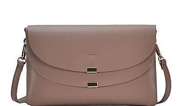 FASHION DESIGNER DOUBLE FLAP CROSSBODY BAG