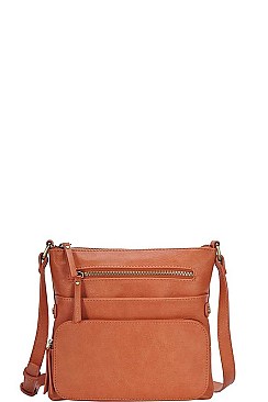 LEATHERETTE MODERN CROSS BODY BAG