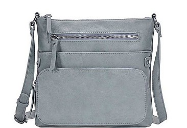 LEATHERETTE MODERN CROSS BODY BAG