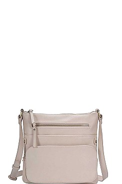 LEATHERETTE MODERN CROSS BODY BAG