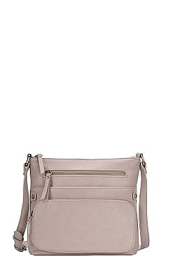 LEATHERETTE MODERN CROSS BODY BAG