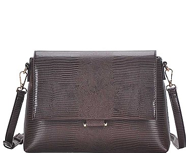 MODERN TEXTURED CROSS BODY SHOULDER BAG