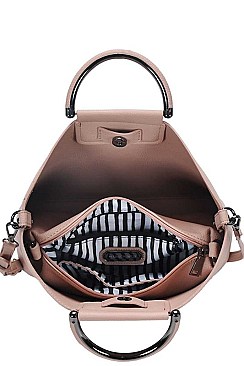 2IN1 FASHION TOTE WITH LONG STRAP