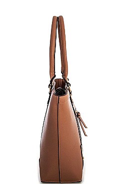 CLASSY DESIGNER FASHION ZIPPED SHOPPER WITH LONG STRAP JYBGW-6644