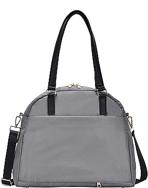 STYLISH CANVAS LONG STRAP FABRIC SATCHEL