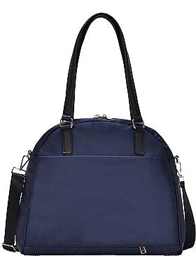 STYLISH CANVAS LONG STRAP FABRIC SATCHEL