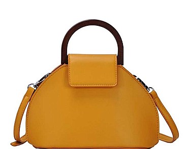 STYLISH SATCHEL WITH LONG STRAP