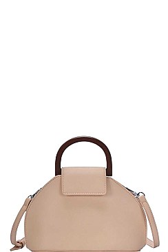 STYLISH SATCHEL WITH LONG STRAP