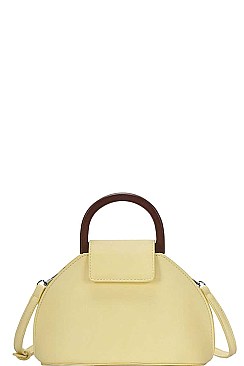 STYLISH SATCHEL WITH LONG STRAP