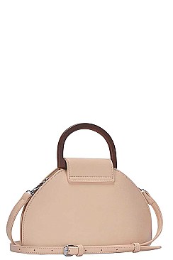 STYLISH SATCHEL WITH LONG STRAP