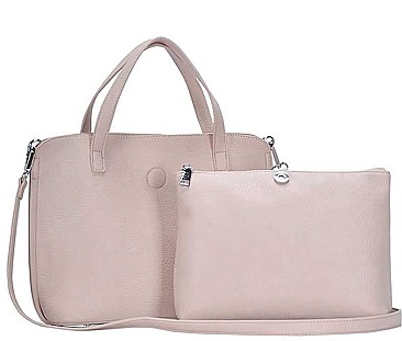 2 IN 1 TOTE BAG WITH LONG STRAP
