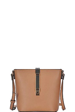 SHOULDER BUCKET CROSS BODY BAG