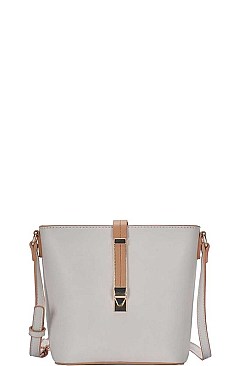 SHOULDER BUCKET CROSS BODY BAG