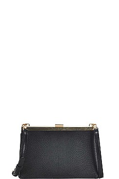 TRENDY ANIMAL PATTERN CLUTCH WITH CROSS BODY STRAP
