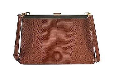 TRENDY ANIMAL PATTERN CLUTCH WITH CROSS BODY STRAP