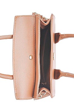CUTE FASHION CLASSY SATCHEL WITH LONG STRAP