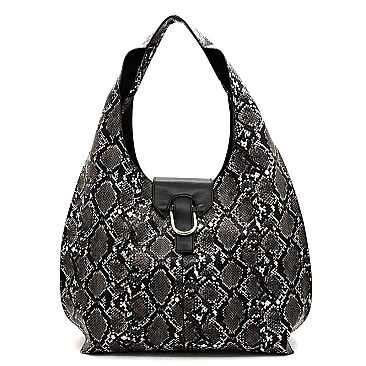 Python Snake Skin 2-in-1 Shoulder Bag