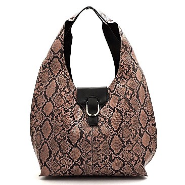 Python Snake Skin 2-in-1 Shoulder Bag
