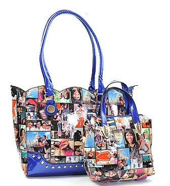 Michelle Obama Magazine Tote 2 in 1 SET