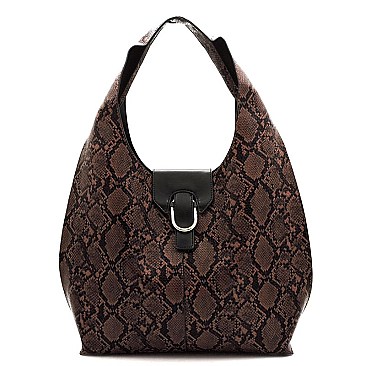 Python Snake Skin 2-in-1 Shoulder Bag