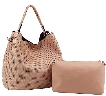 2 IN 1 DESIGNER FASHION SATCHEL WITH LONG STRAP