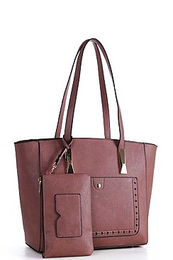3 IN 1 SHOPPER CROSSBODY SET WITH LONG STRAP