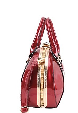 Animal Print Jewel Top Handbags & Wallet sets
