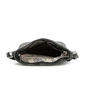 Western Embroidered Crossbody Sling