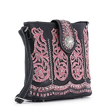 Western Embroidered Crossbody Sling