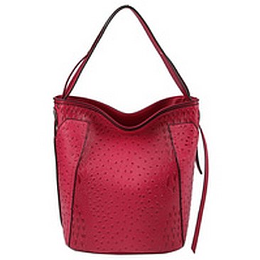 Ostrich Croc Convertible Bucket