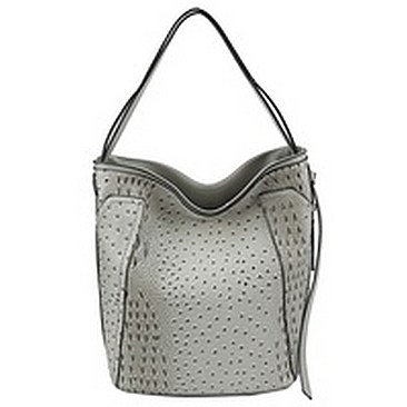 Ostrich Croc Convertible Bucket