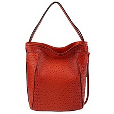 Ostrich Croc Convertible Bucket